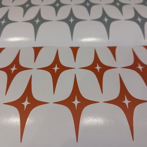20 X Star Stickers, Vinyl Decal,Retro Starburst decals.