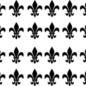 Lot de 20 stickers/autocollants en vinyle Fleur de lys. Stickers DIY.