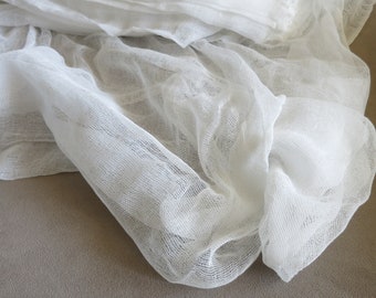 10 yards White Cotton Cheesecloth,Gauze table runner, cheesecloth fabric.