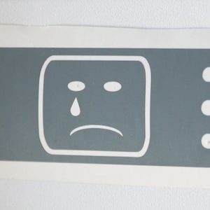 Band-Aid Vinyl Car Decal /Angry band aid decal.