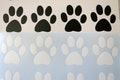 20 X Paw Stickers, Paw print Vinyl Decal.