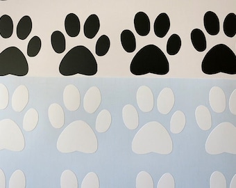 20 X Paw Stickers, Paw print Vinyl Decal.