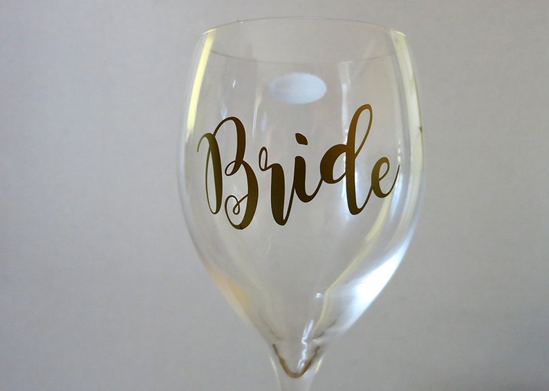 Custom name decal for wine glass / DIY Decal. Etsy