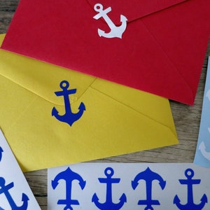 20 SET Anker-Aufkleber, Maritime Dekoration, Babyparty.