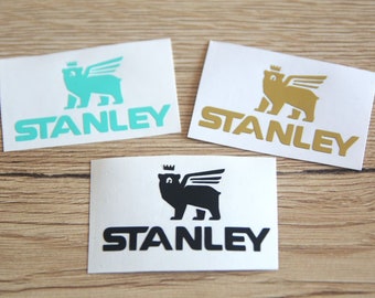 3 x Stanley Vinyl Decals, Stanley Sticker, Stanley Inspired Vinyl Decal