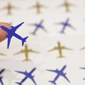 30 X  Airplane Stickers, Airplane Vinyl Decal,Planner stickers.