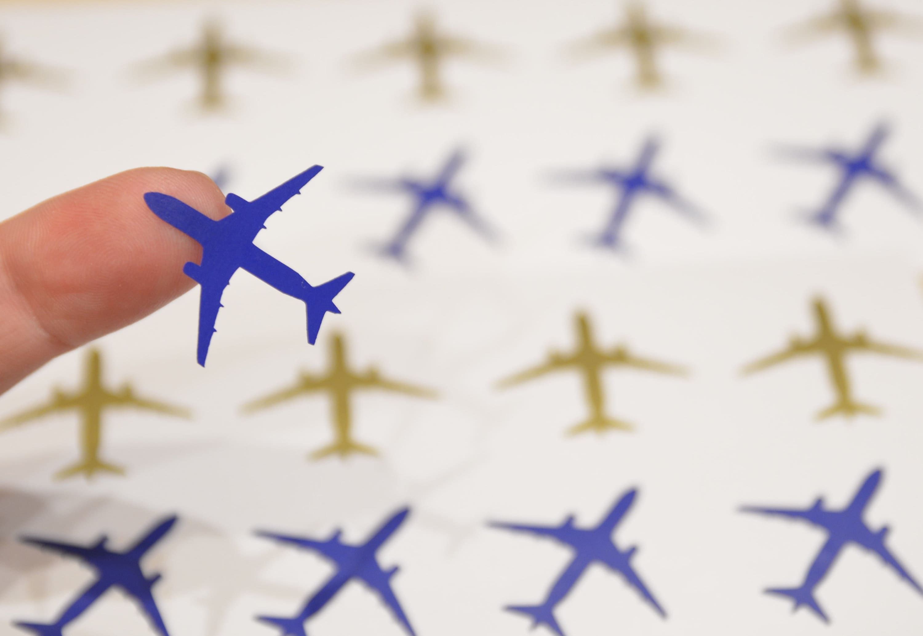 Airplane Sticker Single 20 X Airplane Stickers, Airplane Vinyl Decal, - Etsy Australia