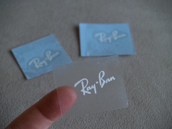 Ray ban decal for sunglasses. | Etsy