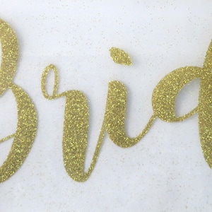 Bride Iron On decal, DIY heat transfer.T-shirt decal.