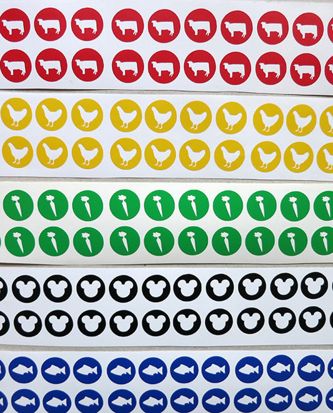 Menu Stickers,meal Choice Sticker,food Choice Sticker,table Stickers ...