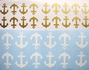 30 X Anchor Stickers, Anchor Vinyl Deca l, Anchor Stickers,Nautical decal.