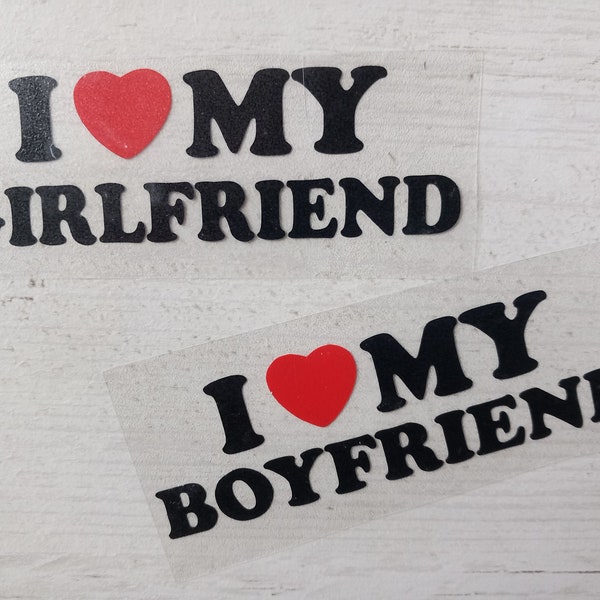 I Love My Girlfriend - Etsy