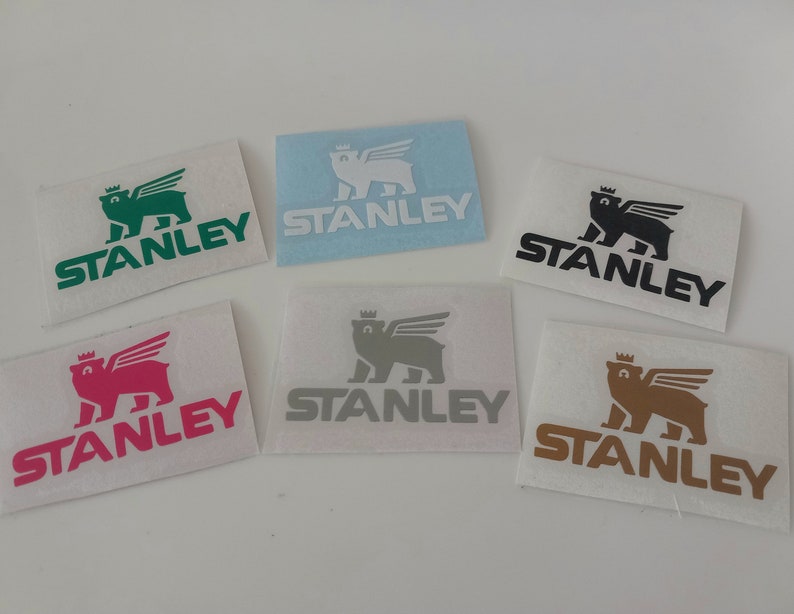 3 x Stanley Vinyl Decals, Stanley Sticker, Stanley Inspired Vinyl Decal image 1