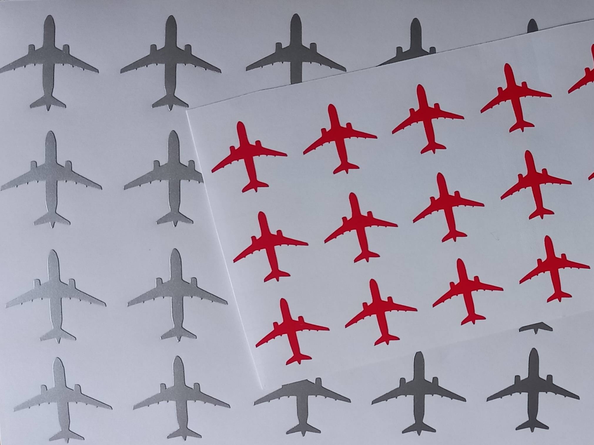 20 X Airplane Stickers, Airplane Vinyl Decal, - Etsy Australia