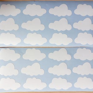 Set of 20 Cloud Stickers, Cloud Vinyl Decals.Home decor.