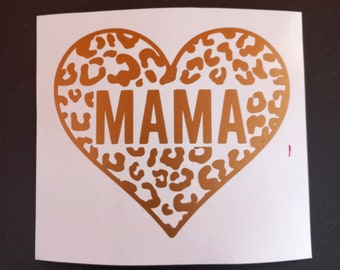 Mama Iron on decal for T shirts,tote bag,  HTV decals.