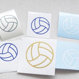 Set of 20 Volley Ball Vinyl Decals.