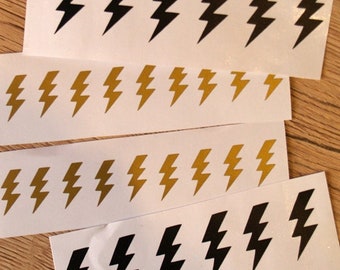 30 X Lightning Bolt Stickers, Bolt Vinyl Decal,Flash Stickers