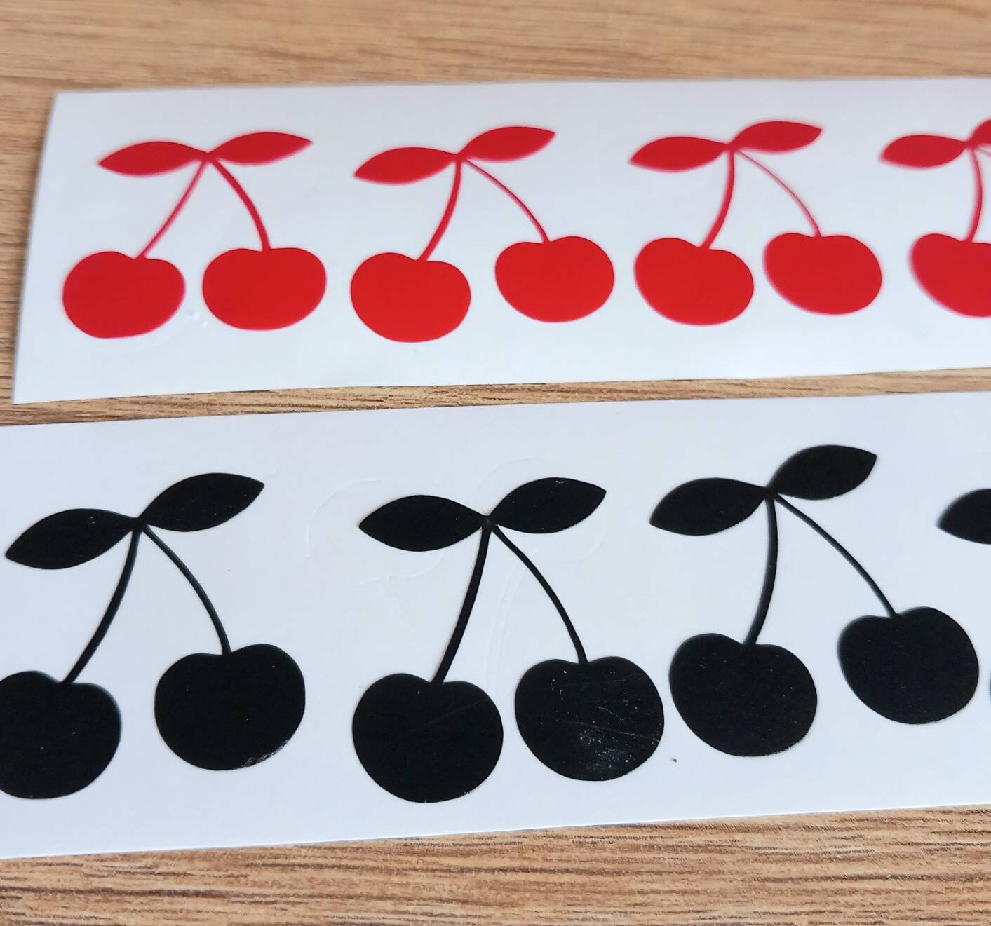 20 X Cherry Vinyl Decals. Berry Decals/stickers. Party Decals. - Etsy