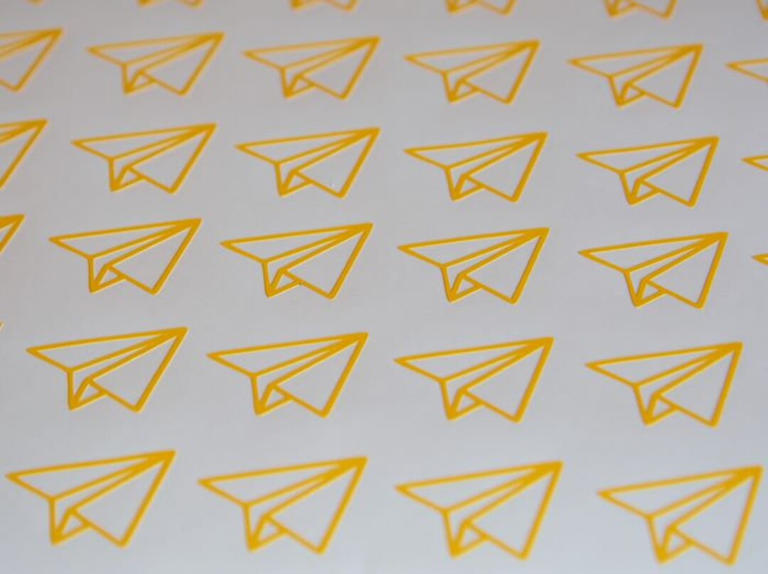 30 X Airplane Stickers, Airplane Vinyl Decal, - Etsy