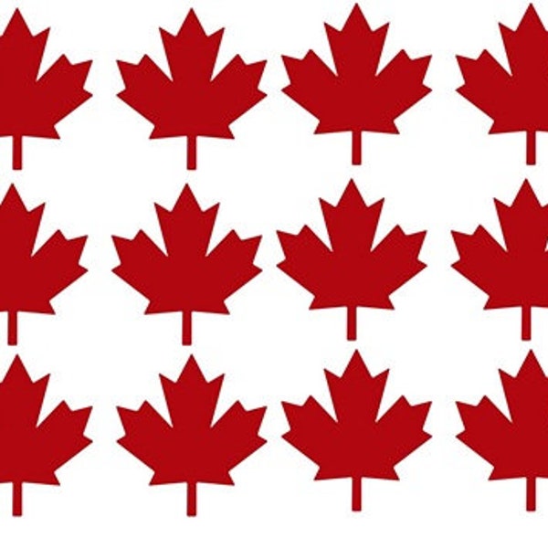 Maple Leaf Decal Etsy