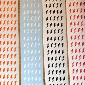 30 X Lightning Bolt Stickers, Bolt Vinyl Decal,Flash Stickers