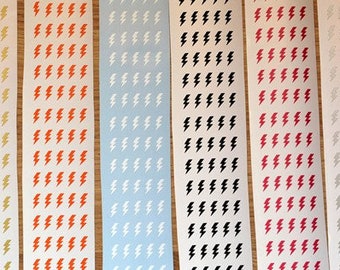 30 X Lightning Bolt Stickers, Bolt Vinyl Decal,Flash Stickers