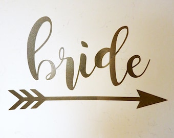 Bride /Tribe iron on decal,Bridal party iron on transfers for T shirt.