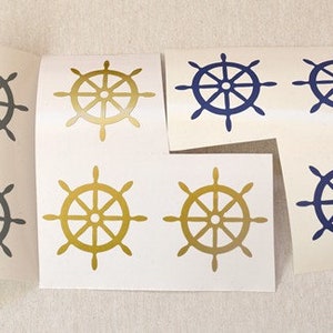 SET-12 Decalcomanie per timone della nave, decorazioni per feste nautiche.