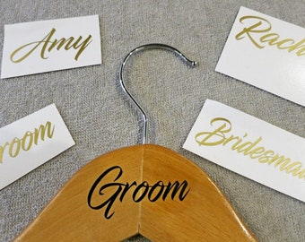 Custom name decal for hangers / DIY Decal.