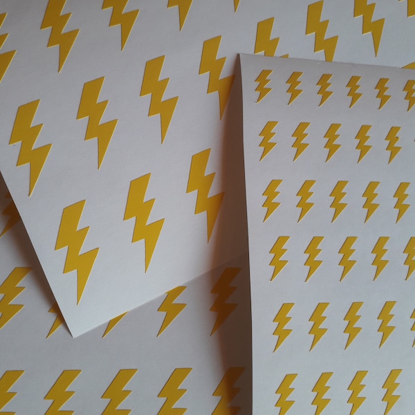 30 X Lightning Bolt Stickers, Bolt Vinyl Decal,Flash Stickers