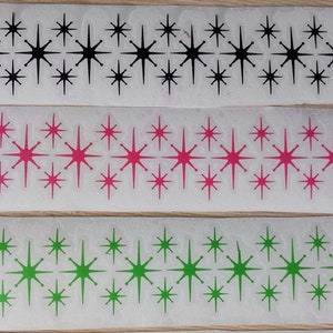 Star Stickers, Vinyl Decal,Retro Starburst decals.Border decal.