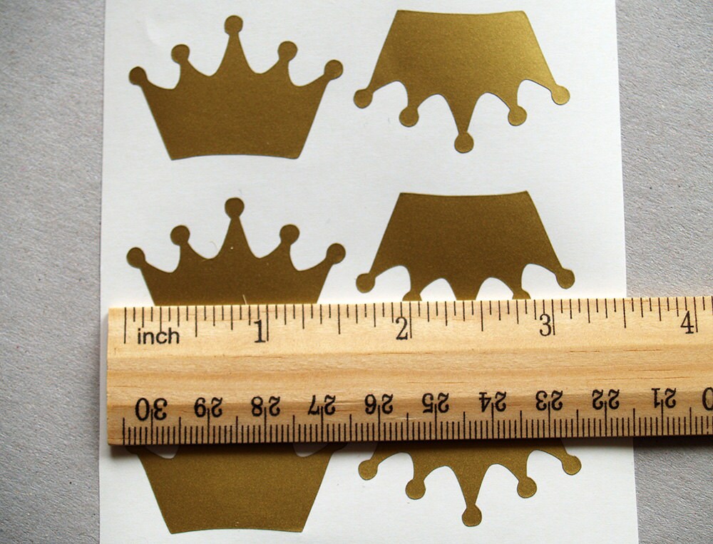 Many Crown Sticker Crown Stickers, 1.5 Inch, Party Decorations - Etsy