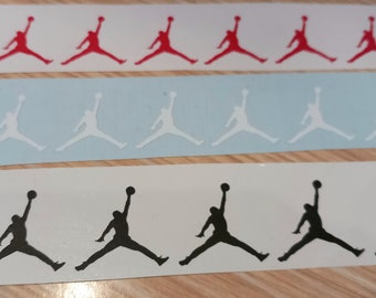 Set of 12 Jordan decals/stickers .Jumpman Vinyl Decals.Sport Decal.Basketball decal.