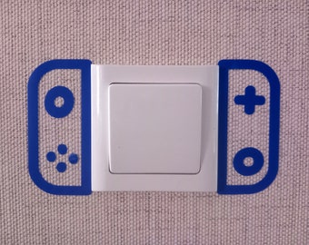 Gaming Light Switch DECAL.Gamer room decor.Wall decal.