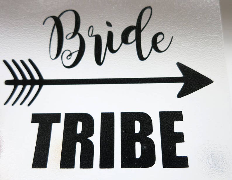 Bride/bride Tribe Iron on Decal.diy Decals. Etsy
