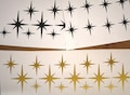 30 X Star Stickers, Vinyl Decal,Retro Starburst decals. product logo