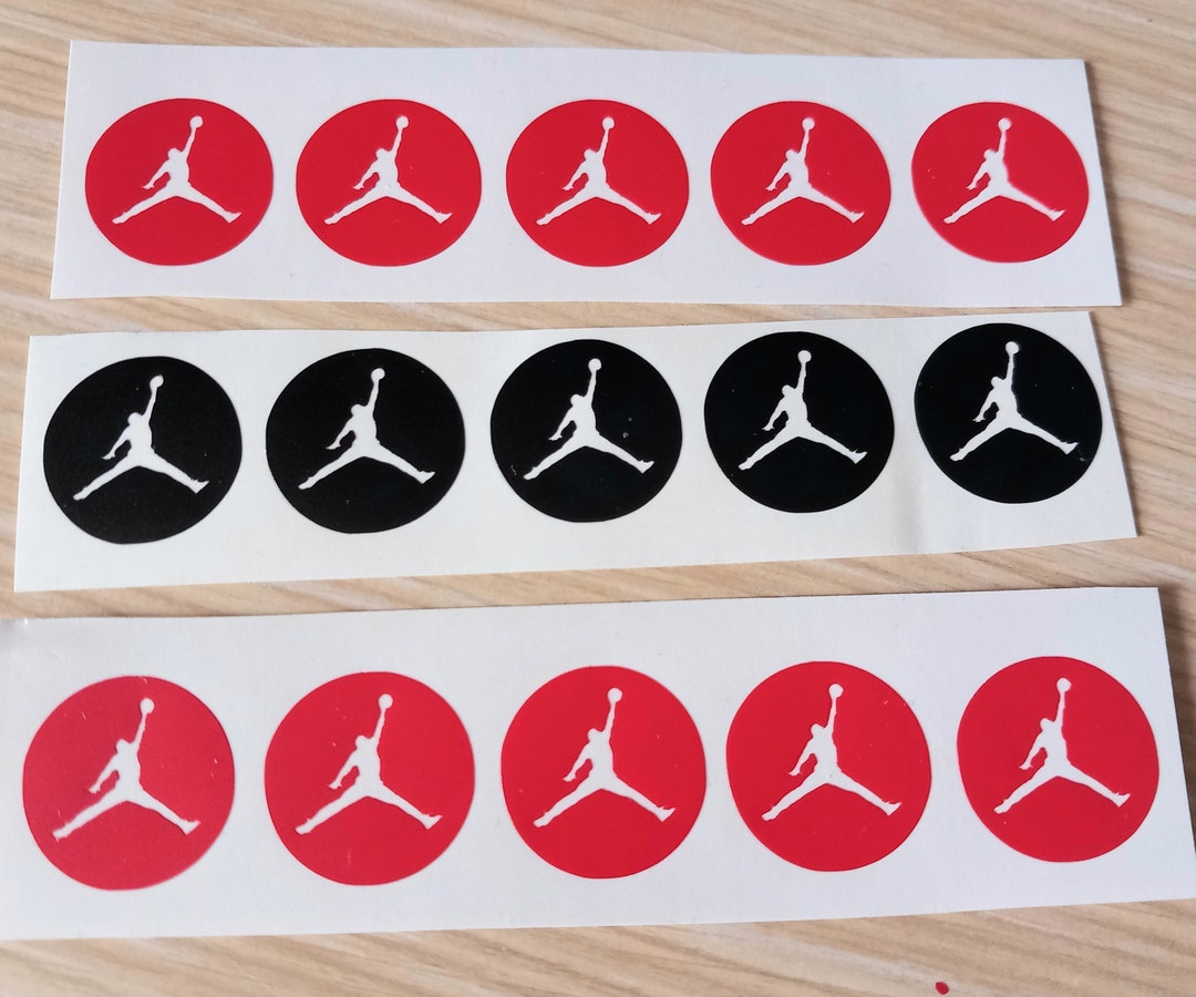 Set of 12 Jordan Decals/stickers .jumpman Vinyl Decals.sport Etsy