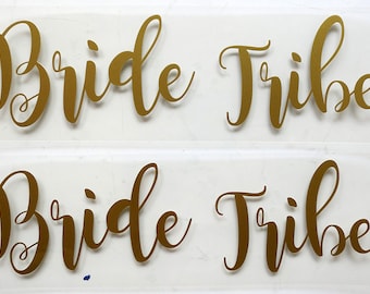 Bride Tribe iron on decal,Bridal party iron on transfers for T shirt.