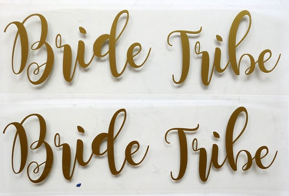 Bride Tribe iron on decal,Bridal party iron on transfers for T shirt.