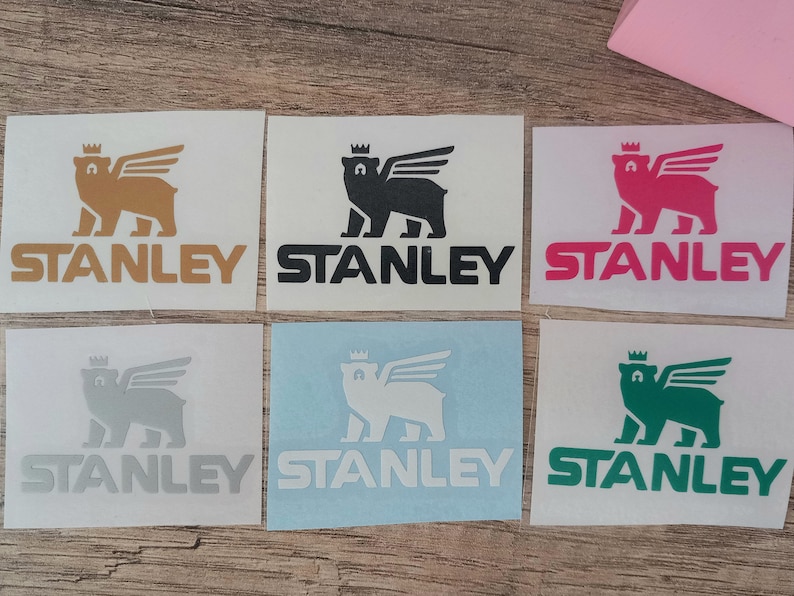 3 x Stanley Vinyl Decals, Stanley Sticker, Stanley Inspired Vinyl Decal image 5