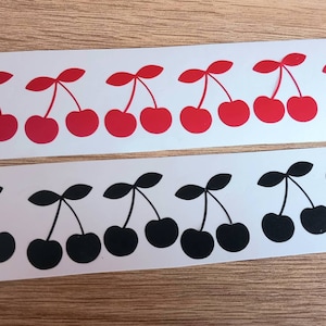 20 X Cherry Vinyl Decals. Berry decals/stickers. Party decals.