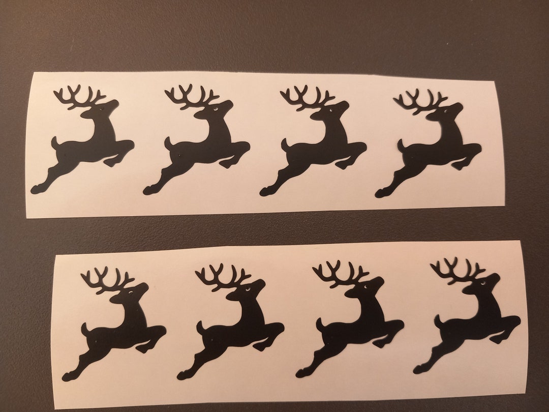 Reineer R Sticker Set-20 Christmas Reinder Stickers,envelope Seals,vinyl Stickers,winter ...