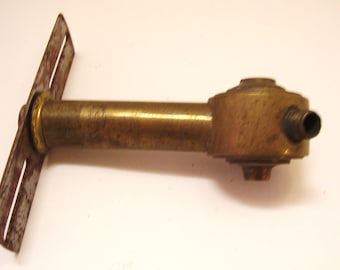 Vintage Brass Ceiling Post for Double Socket Lamp Lighting Parts