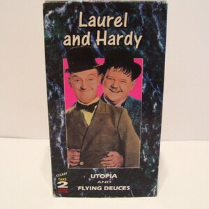 VHS Laurel and Hardy 2 Tape Set 1992 #9210