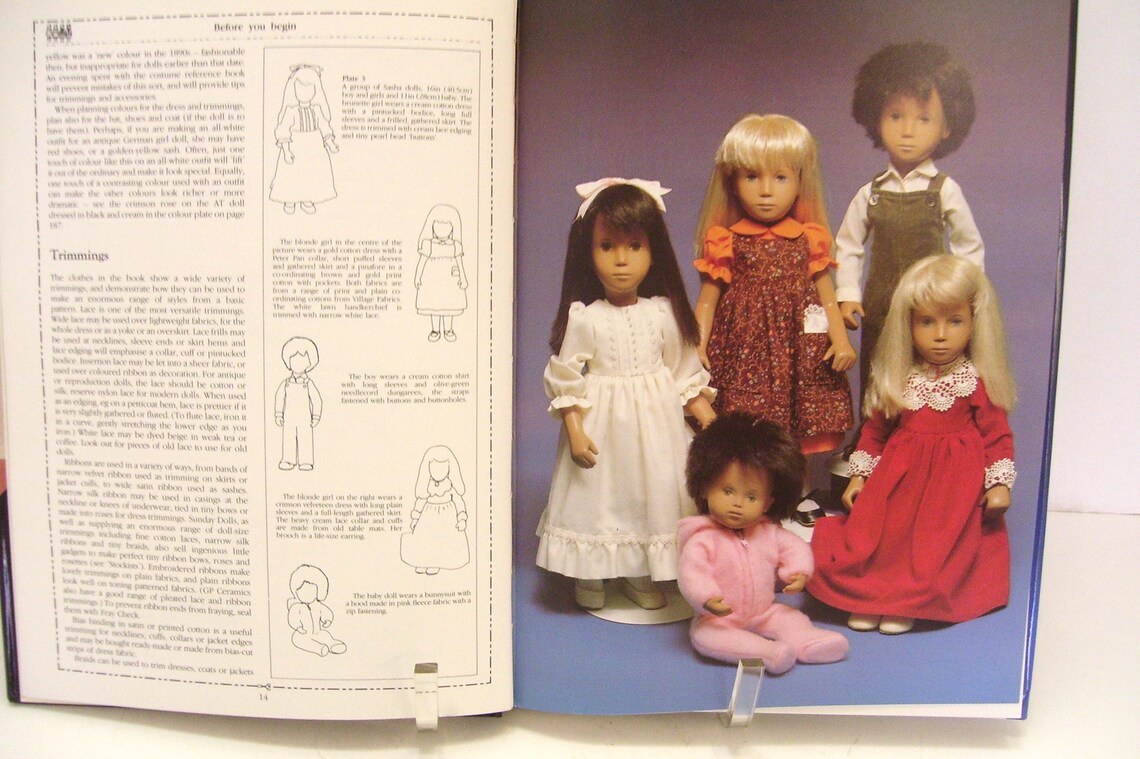 The Dolls Dressmaker Doll Clothes The Complete Pattern Book Etsy
