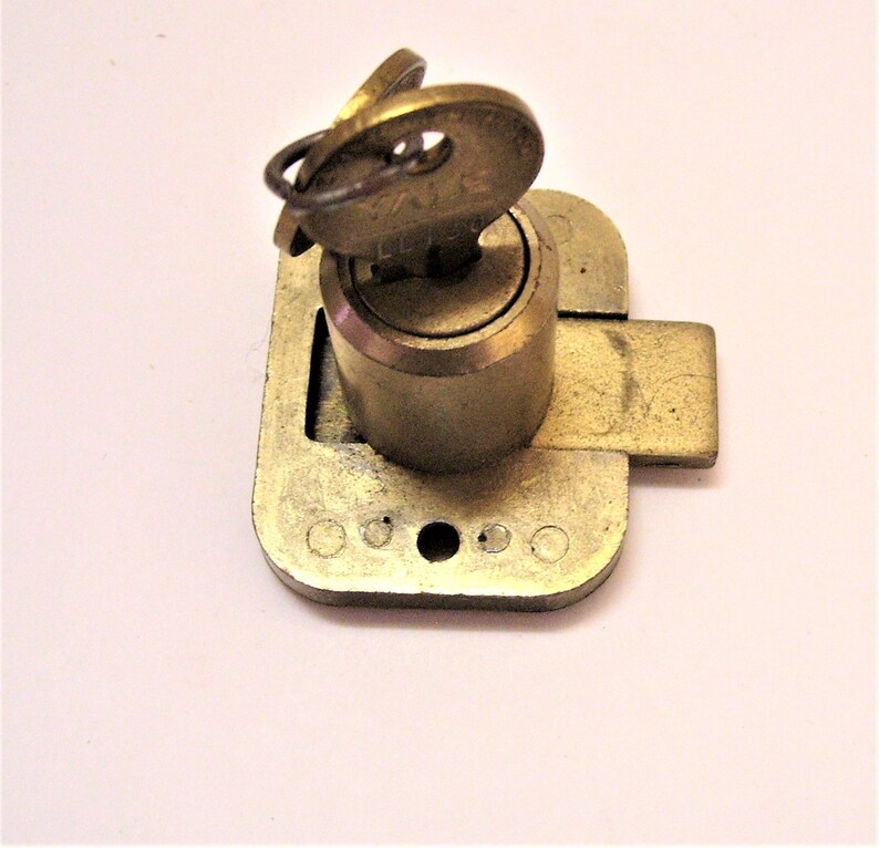 Vintage Brass Yale Door Lock with Keys Never Used with Etsy