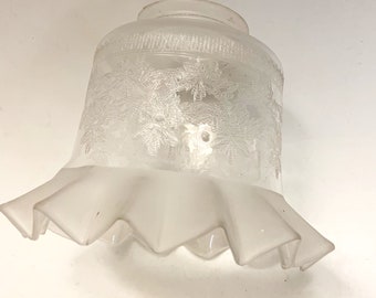 Etched glass sales light shades