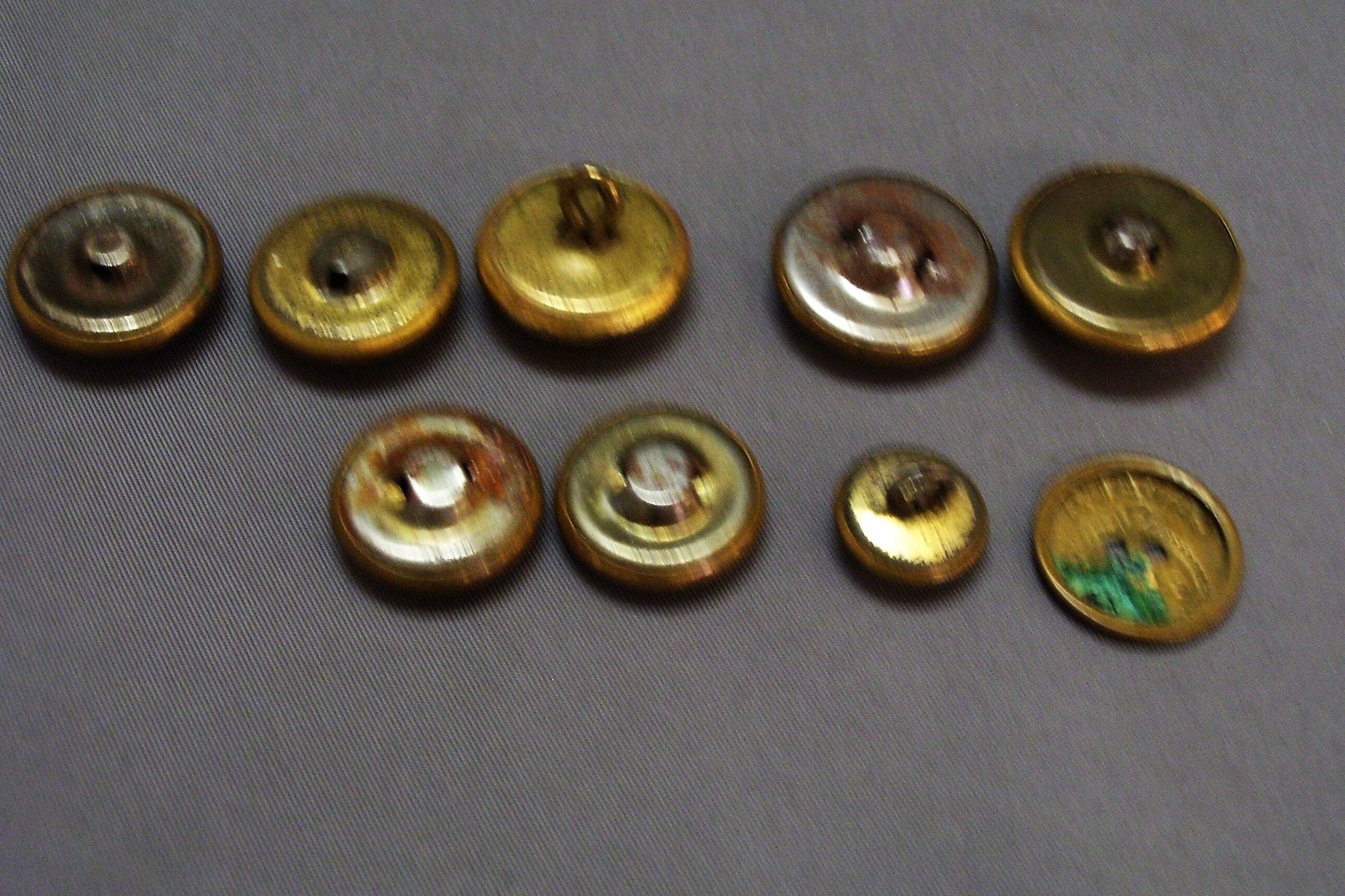 9 WW2 Canadian Brass Military Uniform Buttons Canada with Etsy