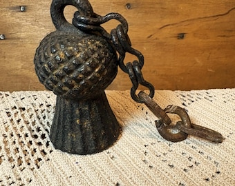Victorian 1880s French Cast Iron Tassel Gate or Drapery Weight -  3  3/4"